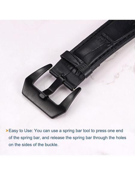 Conjunto de Hebillas de Correa de Reloj uxcell 26mm Acero Inoxidable