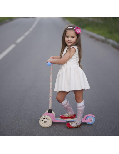 Scooter Voyager Peppa Pig 3 Ruedas Iluminadas 65 cm