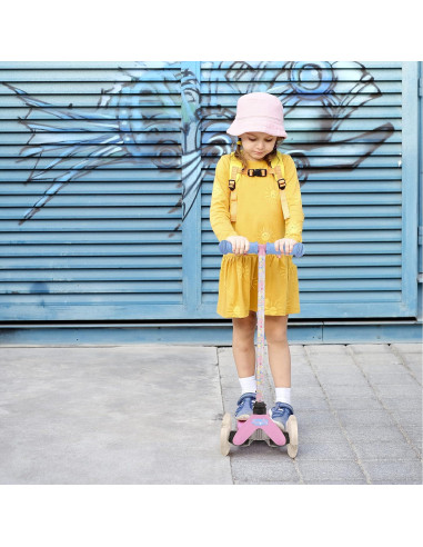 Scooter Voyager Peppa Pig 3 Ruedas Iluminadas 65 cm