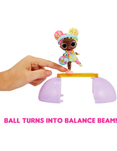 Muñeca L.O.L. Surprise! Gimnasia con 8 Sorprisas y Viga 2