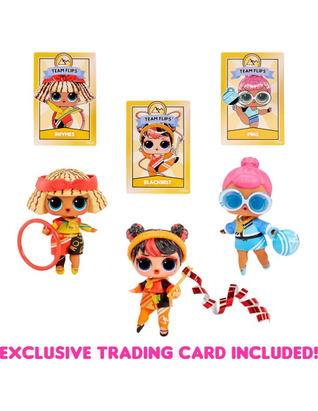 Muñeca L.O.L. Surprise! Gimnasia con 8 Sorprisas y Viga