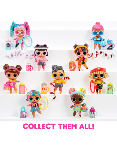Muñeca L.O.L. Surprise! Gimnasia con 8 Sorprisas y Viga