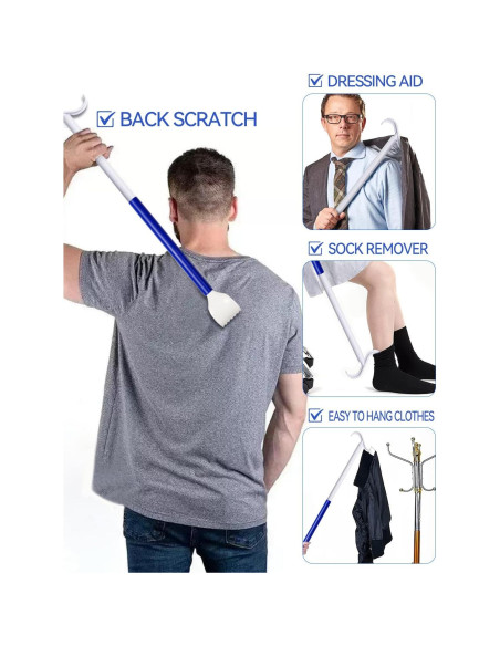 Cuña de Zapatos Larga MarginZen 90 cm con Rasca Espaldas