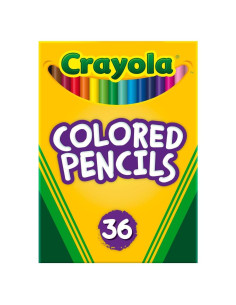 Lápices de Colores Crayola 36ct Multicolor para Niños