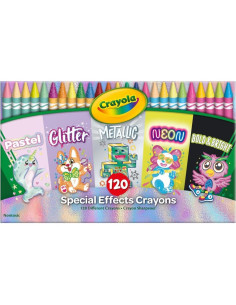 Conjunto de 120 Crayones Crayola - Efectos Especiales para Niños 2