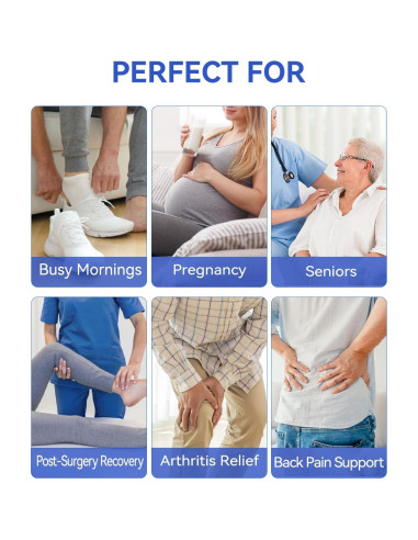 Cuña de Zapatos Larga MarginZen 90 cm con Rasca Espaldas