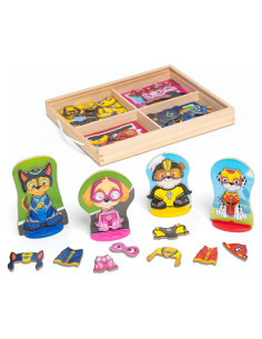 Juego Magnético de Madera PAW Patrol Melissa & Doug 64 Piezas