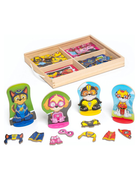 Juego Magnético de Madera PAW Patrol Melissa & Doug 64 Piezas