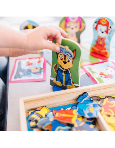 Juego Magnético de Madera PAW Patrol Melissa & Doug 64 Piezas