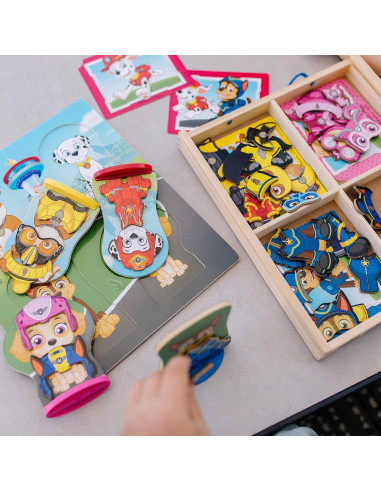 Juego Magnético de Madera PAW Patrol Melissa & Doug 64 Piezas