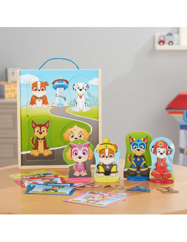 Juego Magnético de Madera PAW Patrol Melissa & Doug 64 Piezas