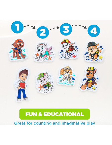 Set de 8 Adherencias de Baño PAW Patrol - Juguetes Divertidos