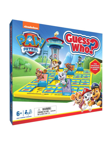 Adivina Quién? Juego de Mesa PAW Patrol - 2 Jugadores 6+