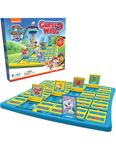 Adivina Quién? Juego de Mesa PAW Patrol - 2 Jugadores 6+