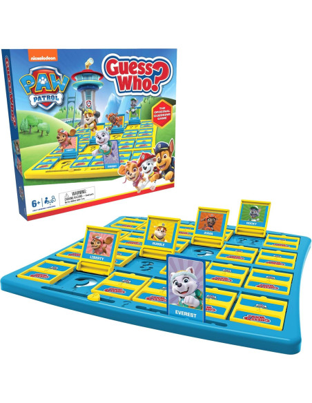 Adivina Quién? Juego de Mesa PAW Patrol - 2 Jugadores 6+