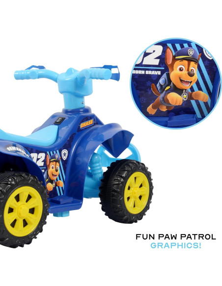 Cuatrimoto Paw Patrol Chase 6V para Niños - Juguete Seguro