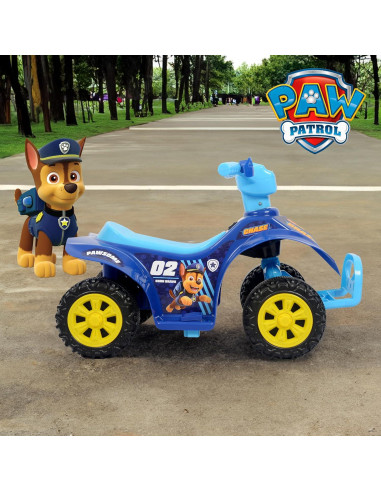 Cuatrimoto Paw Patrol Chase 6V para Niños - Juguete Seguro
