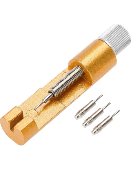 Removedor de Pasadores de Correa de Reloj Salmue con 3 Reemplazos Removedor de Pasadores de Correa de Reloj Salmue con 3 Reemplazos