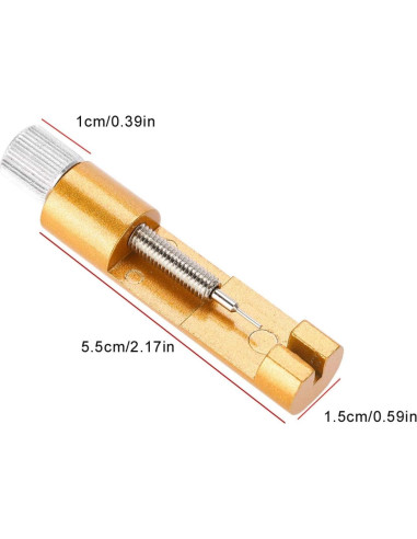 Removedor de Pasadores de Correa de Reloj Salmue con 3 Reemplazos