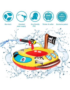 Flotadores Inflables 10Leccion Barco Pirata y Bomberos 2
