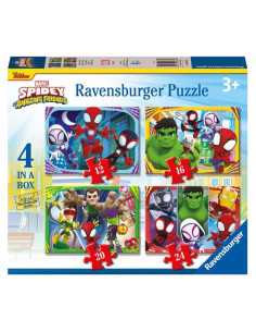 Rompecabezas Ravensburger Spidey 4 en 1 para niños