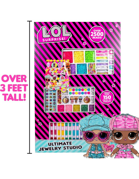 L.O.L. Surprise! Estudio Joyería 2500 Cuentas 150 Piezas