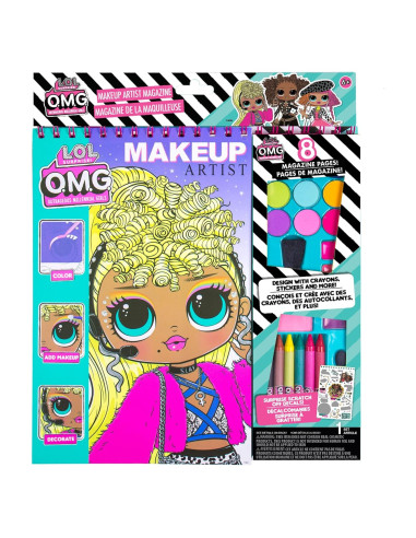 Kit de Manualidades de Maquillaje L.O.L. OMG - 130 Diseños
