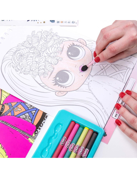 Kit de Manualidades de Maquillaje L.O.L. OMG - 130 Diseños