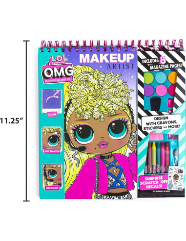 Kit de Manualidades de Maquillaje L.O.L. OMG - 130 Diseños