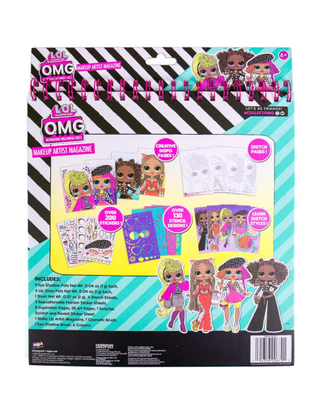 Kit de Manualidades de Maquillaje L.O.L. OMG - 130 Diseños