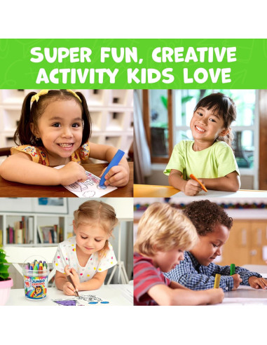 Crayones Jumbo Momo & Nashi 16 Colores No Tóxicos