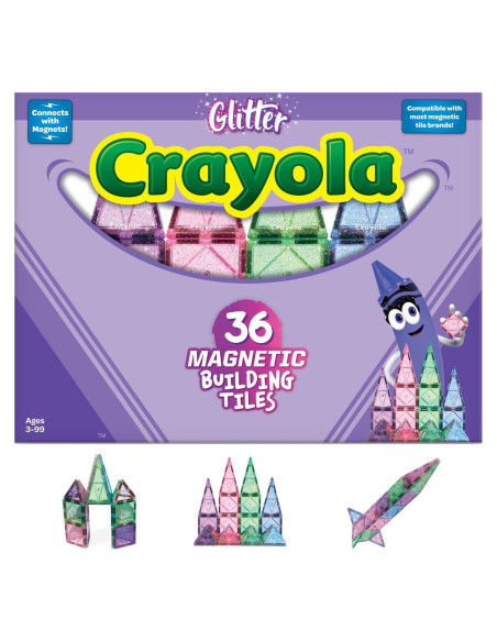 Azulejos Magnéticos Crayola Brillantes Set 36 Piezas