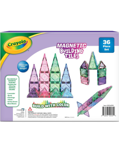Azulejos Magnéticos Crayola Brillantes Set 36 Piezas
