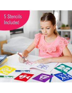 Marcadores Lavables para Niños The Mega Deals - 8 Colores 2