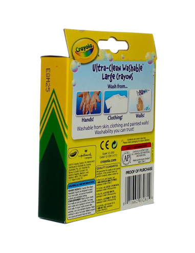 Crayones Lavables Grandes Crayola 16 Colores - 2 Paquetes