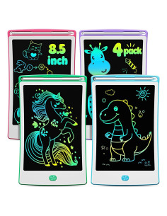 Paquete de 4 Tabletas de Escritura LCD Magic Jimmy 8.5"