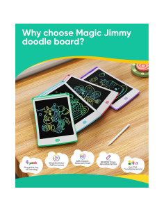 Paquete de 4 Tabletas de Escritura LCD Magic Jimmy 8.5" 2