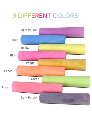 Set de Tizas de Acera Kid Made Modern 24 Piezas Multicolor