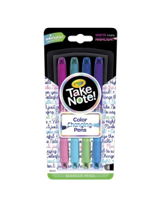 Bolígrafos Crayola Cambio de Color 4 Puntas 8 Colores