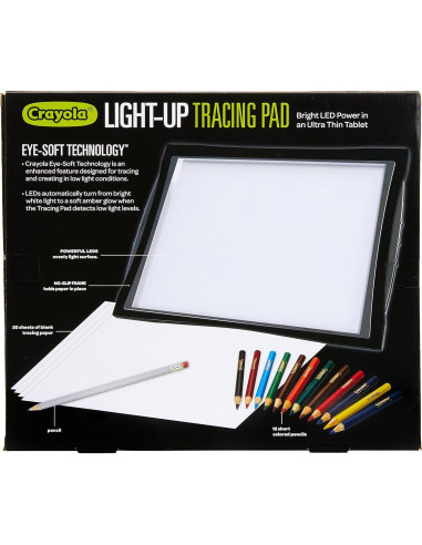 Tableta de Trazado Iluminada Crayola con Modo Noche