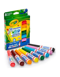 Marcadores Mini Lavables Crayola Pip Squeaks - 8 Colores 2