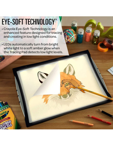 Tableta de Trazado Iluminada Crayola con Modo Noche