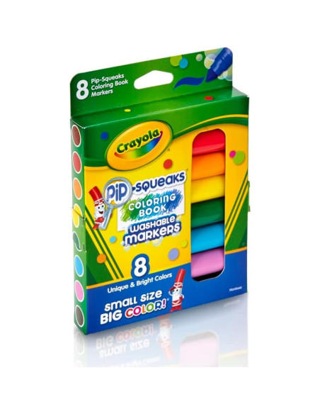 Marcadores Mini Lavables Crayola Pip Squeaks - 8 Colores
