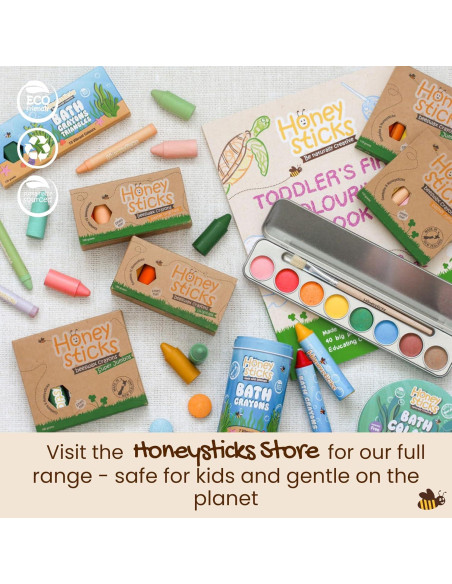 Crayones Jumbo Honeysticks 16 Colores No Tóxicos