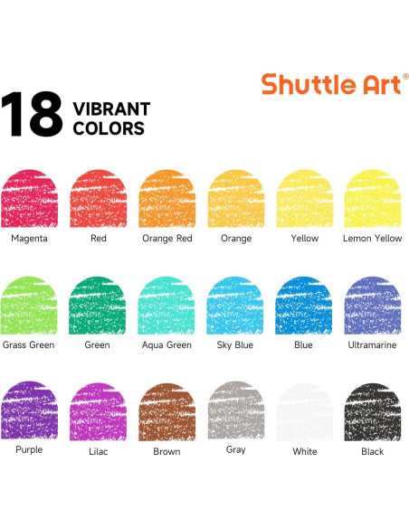 Crayones Shuttle Art 720 Piezas Multicolor No Tóxicos