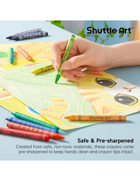 Crayones Shuttle Art 720 Piezas Multicolor No Tóxicos