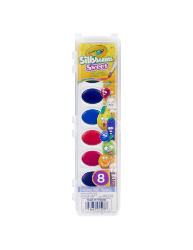 Acuarelas Aromáticas Crayola Silly Scents 8 Colores