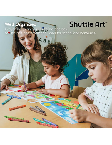 Crayones Shuttle Art 720 Piezas Multicolor No Tóxicos