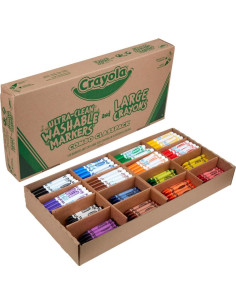 Paquete de Crayones y Marcadores Crayola 256 Unidades 2
