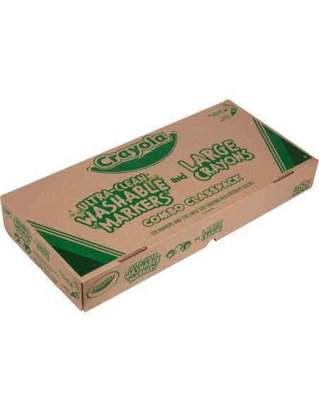 Paquete de Crayones y Marcadores Crayola 256 Unidades